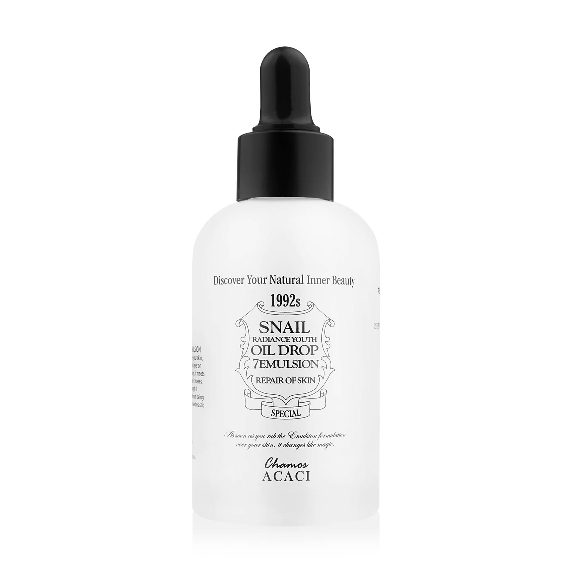 Уцінка! Сироватка для обличчя Chamos Acaci Snail Radiance Youth Oil Drop з муцином равлика, 50 мл